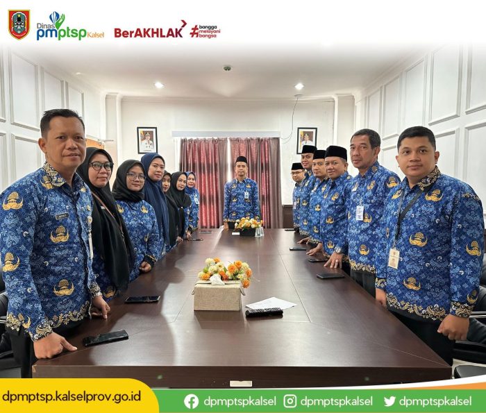 Upacara HUT KORPRI Ke 52 Tahun Dinas PMPTSP Prov Kalsel